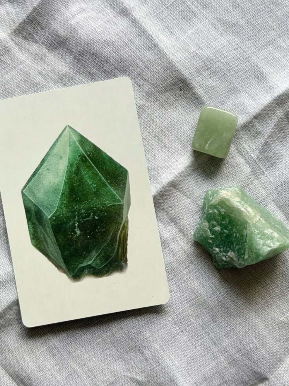 Natural Green Aventurine Crystals